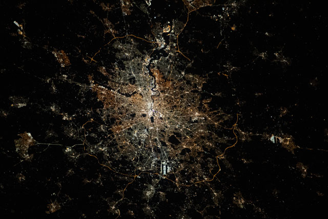 London night images ISS